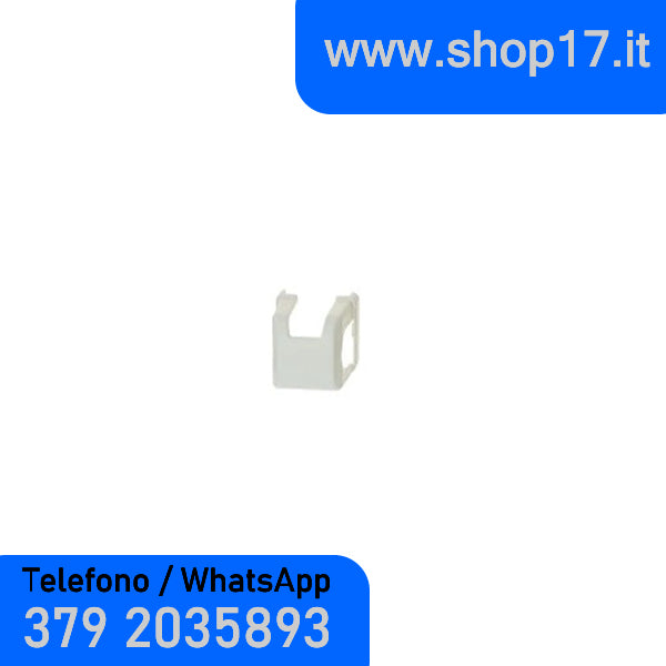 41742 - Tapa para bisagras de herraje MACO para ventanas de PVC y puertas francesas - BLANCO