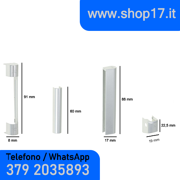10uds - Cubiertas para bisagras de herraje ROTO NX para ventanas de PVC y ventanas francesas - BLANCO r07.2