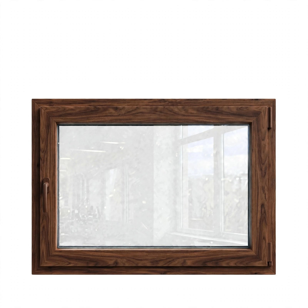 Finestra PVC 1 anta Noce 100x100 - vista 14