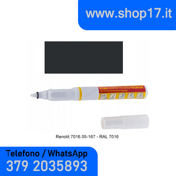 RAL 7024 Grigio Grafite Lucido Stilo Di Ritocco Da 50 Ml Ad - Foto 4