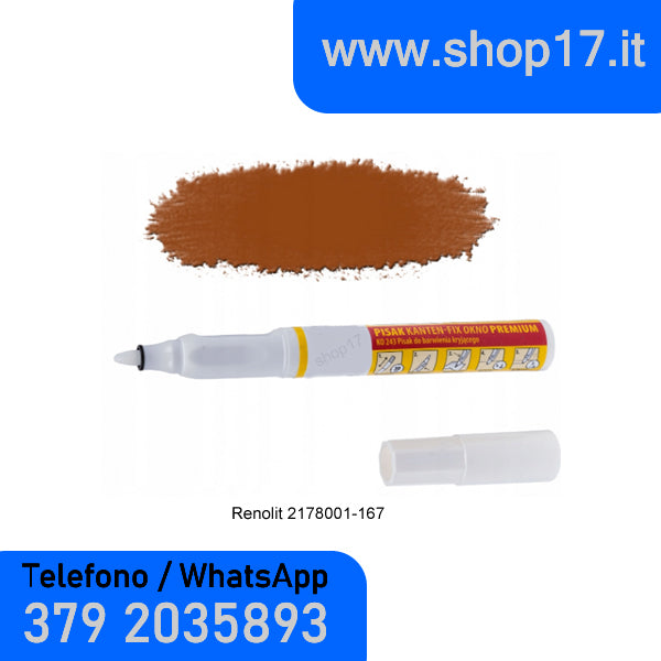 Marcador de retoque para PVC - Kanten Fix Okno PREMIUM - roble dorado - Renolit 2178001-167