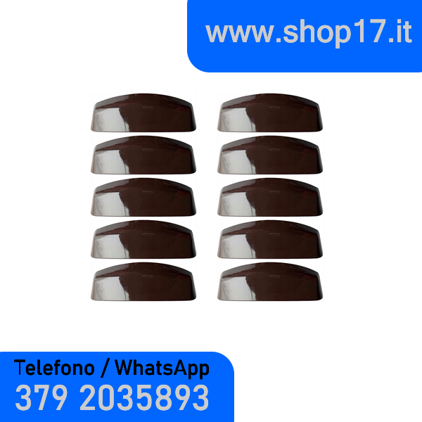 10uds - Cubiertas para bisagras de herraje ROTO NX para ventanas de PVC y ventanas francesas - BLANCO r07.2