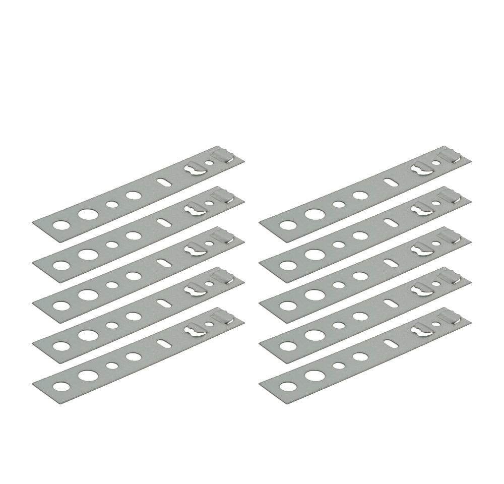 Soportes de montaje para ventana - Soporte de montaje para ventana de PVC (n.10 piezas)