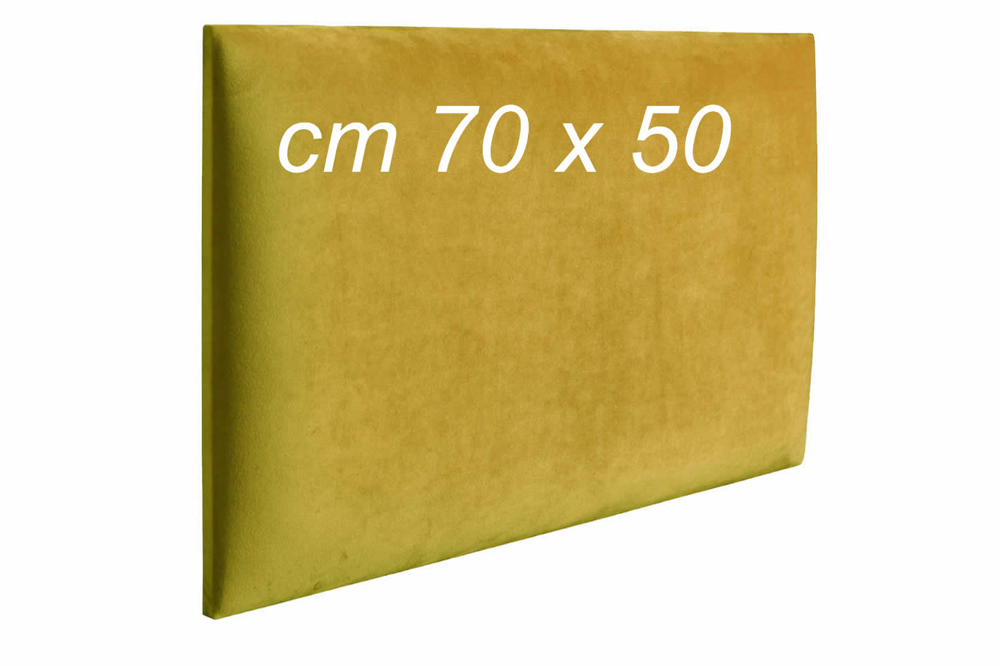 Panel de pared acolchado ancho 70 cm x varias alturas - Reposacabezas de cama (SD)