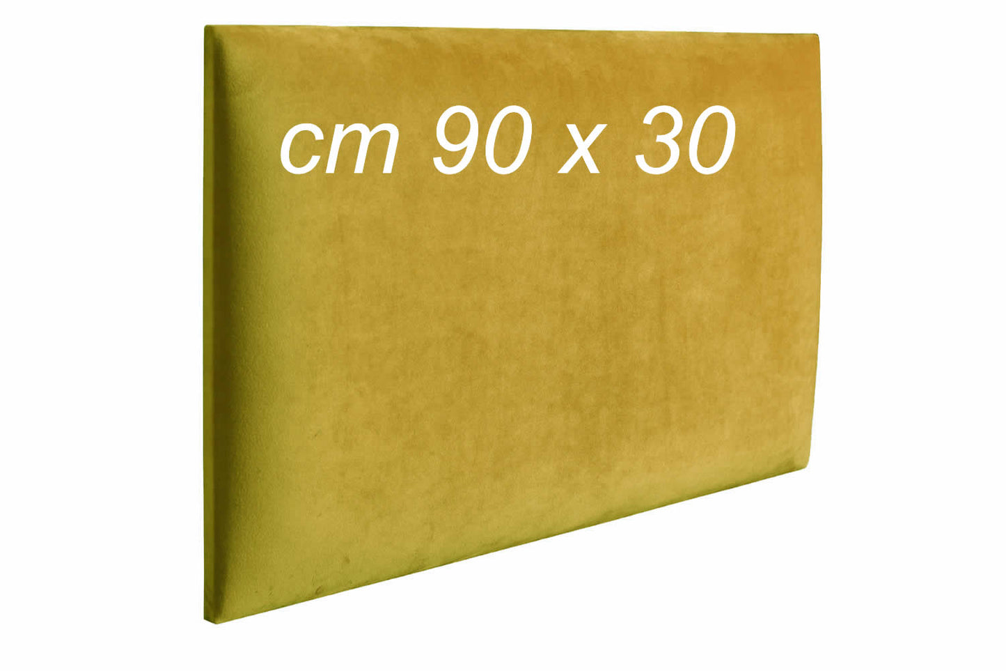 Panel de pared acolchado ancho 90 cm x varias alturas - Reposacabezas de cama (RS)