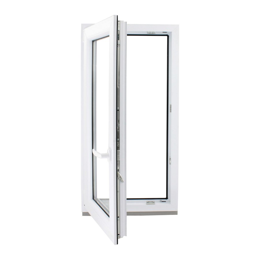 cm 70 x 70 - Finestra in pvc bianca 1 anta - economica (L 700 x H 700 mm)