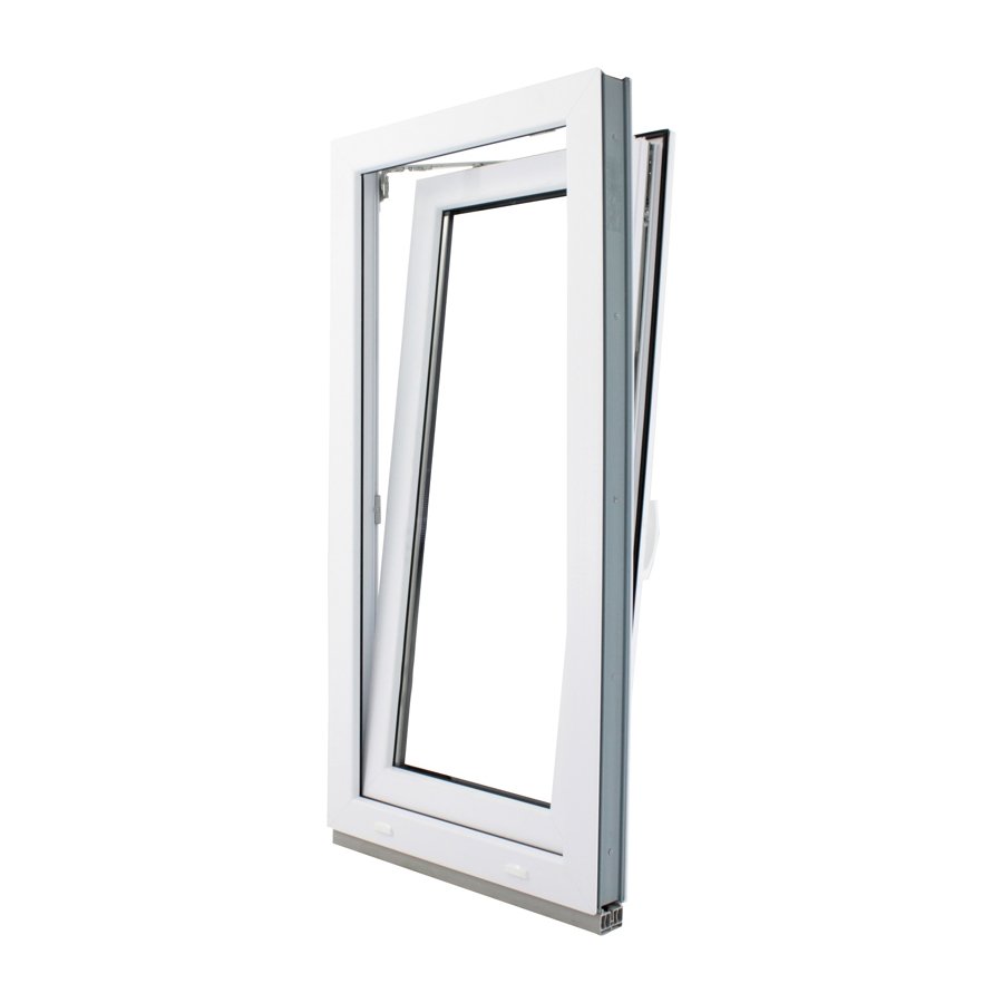 cm 70 x 90 - Finestra in pvc bianca 1 anta - economica (L 700 x H 900 mm)