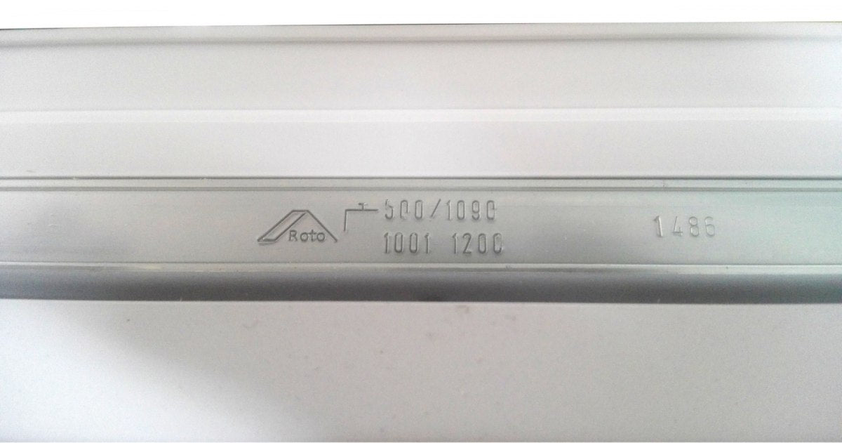 60 x 90 cm - Ventana PVC blanca 1 puerta - económica (L 600 x H 900 mm)