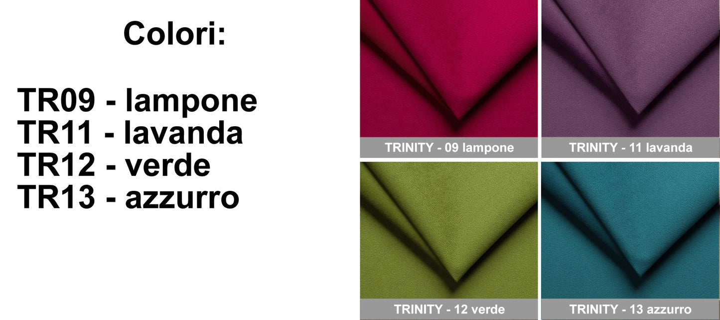 Pannello imbottito da parete larghezza cm 100 x varie altezze - Poggiatesta testiera letto (RS)