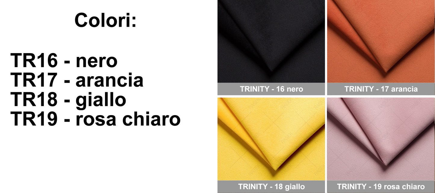 Pannello imbottito da parete larghezza cm 100 x varie altezze - Poggiatesta testiera letto (RS)