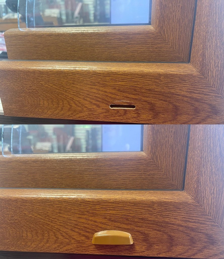 10uds - Cubiertas para bisagras de herraje ROTO NX para ventanas de PVC y ventanas francesas - BLANCO r07.2