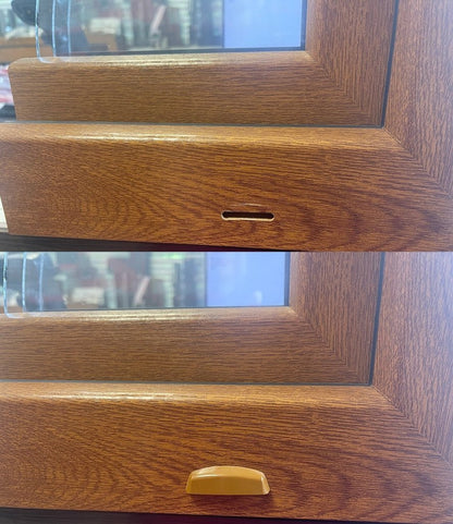 10uds - Cubiertas para bisagras de herraje ROTO NX para ventanas de PVC y ventanas francesas - BLANCO r07.2