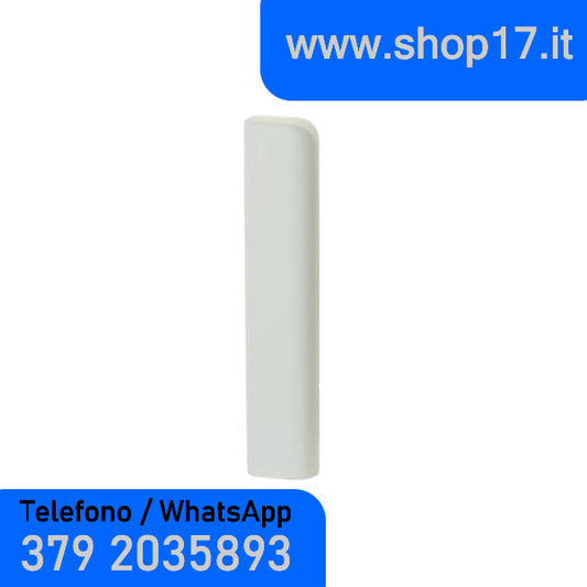 42087 - Copertura per cerniere ferramenta MACO per finestre e porte finestre in pvc - BIANCO