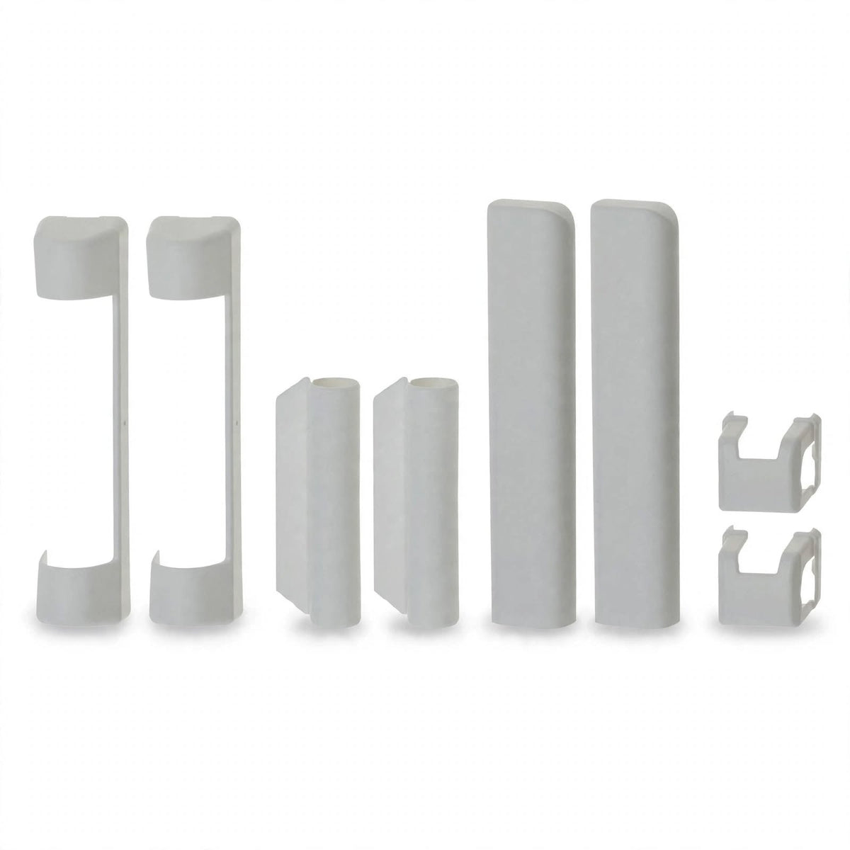 Kit 8 Tappi Copricerniere Grigio per Finestre PVC - Originali MACO - Ricambio Completo