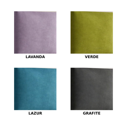 Pannelli imbottiti da parete in velluto Trinity varie misure - 20 colori disponibili - prodotto artigianale