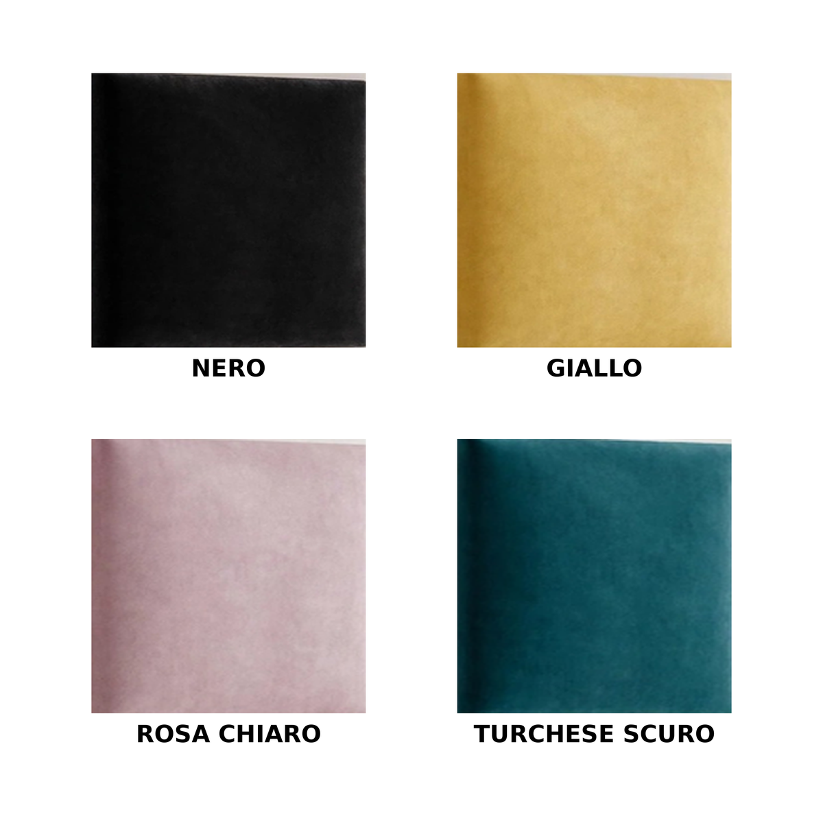 Pannelli imbottiti da parete in velluto Trinity varie misure - 20 colori disponibili - prodotto artigianale