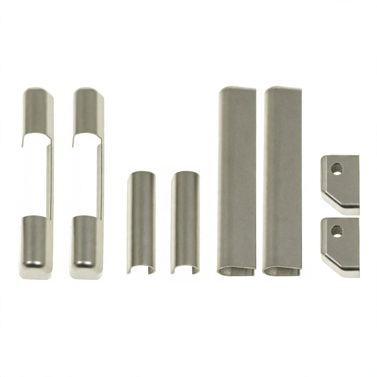 8uds - Tapas para bisagras de herraje ROTO NT para ventanas de PVC y puertas francesas - GRIS TITANIO