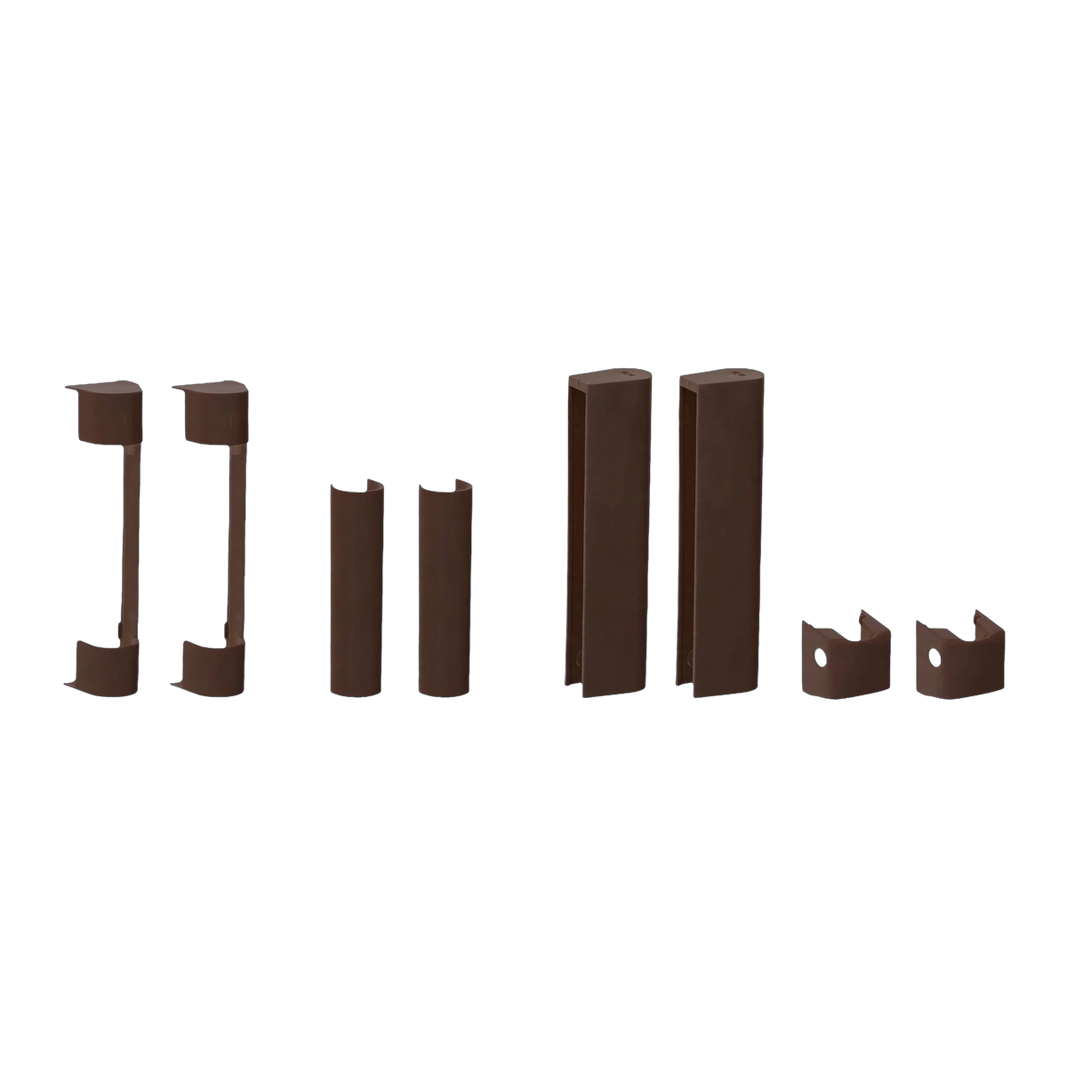 Kit 8 Copricerniere ROTO NX Marrone RAL 8017 R04.4 Originali