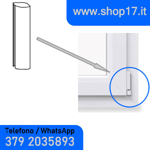 OFFERTA - Coperture per SIEGENIA TITAN AF - BIANCO 9016 - per cerniere ferramenta  per finestre e porte finestre in pvc