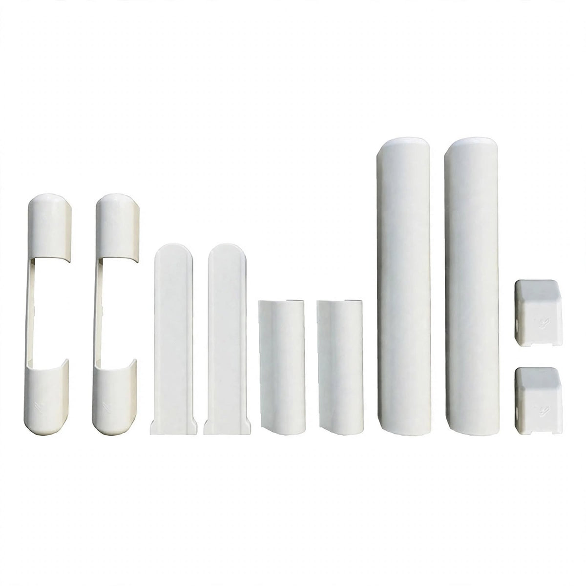 Kit 10 Tappi Copricerniere Bianchi per Finestre PVC - Originali ROTO - Ricambio Completo R07,2