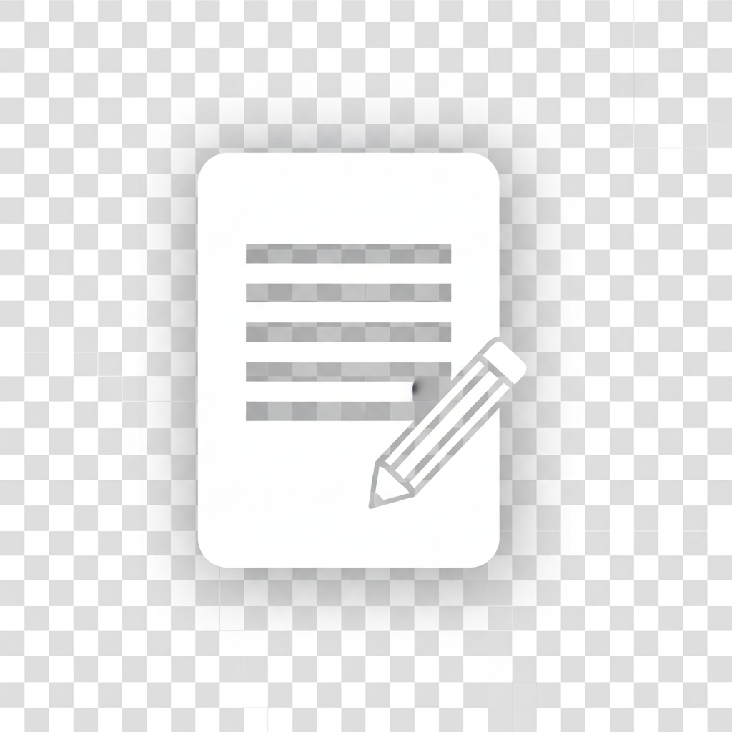Documento con matita