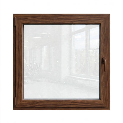 Finestra PVC 1 anta Noce 100x100 - vista 10