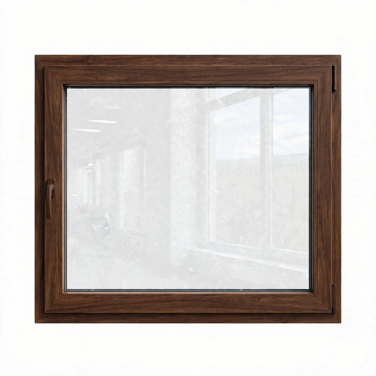 Finestra PVC 1 anta Noce 100x100 - vista 9