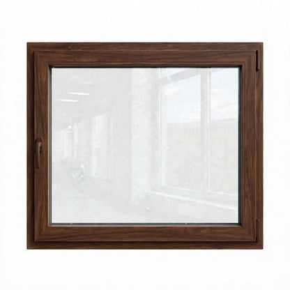 Finestra PVC 1 anta Noce 100x100 - vista 9
