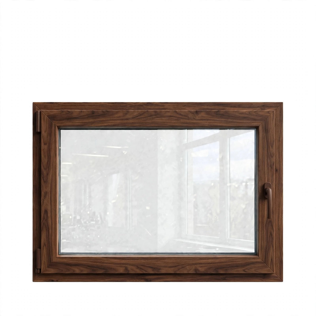 Finestra PVC 1 anta Noce 100x100 - vista 13