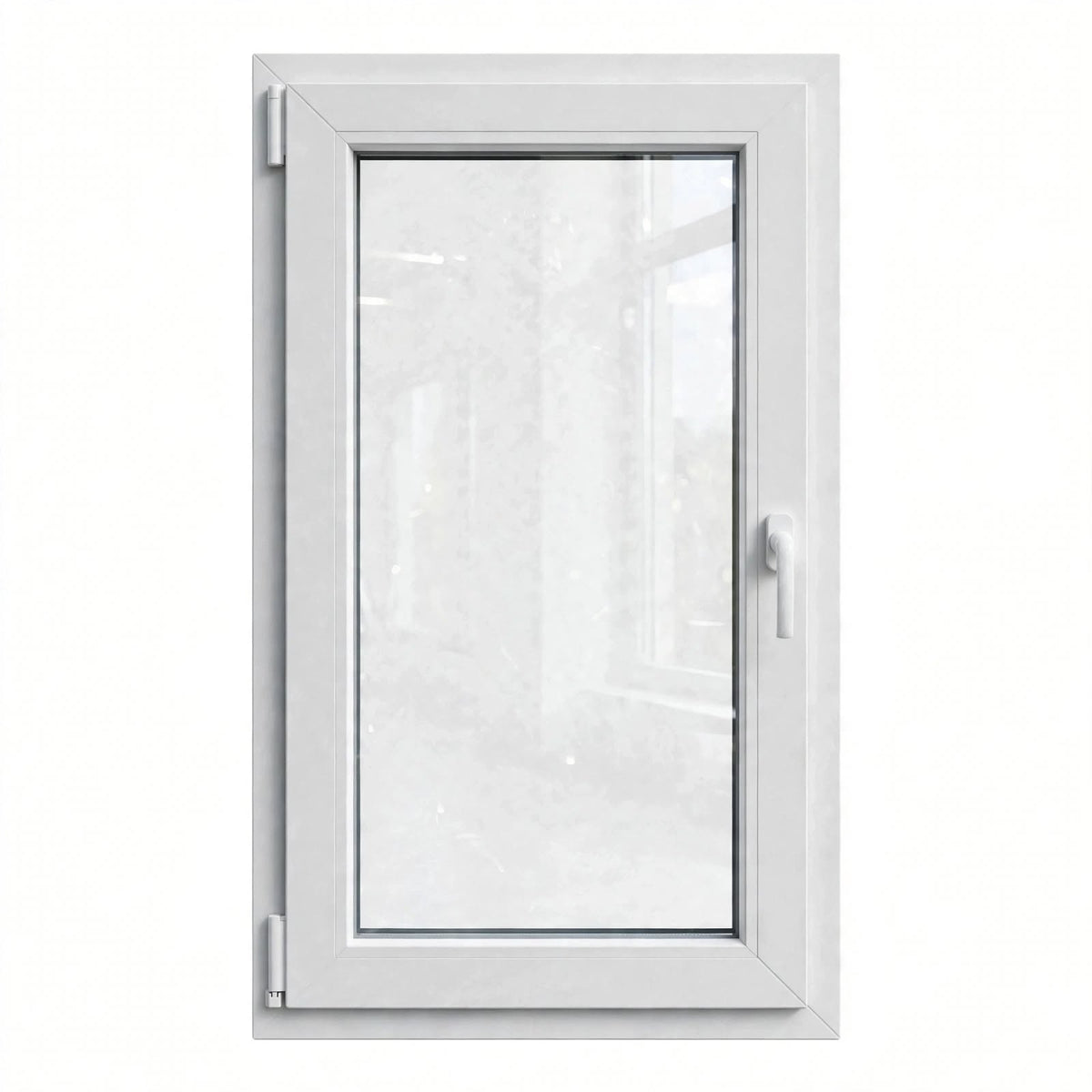 Finestra PVC bianca 80x90 cm Anta Ribalta - Maniglia Destra/Sinistra - PRONTA CONSEGNA