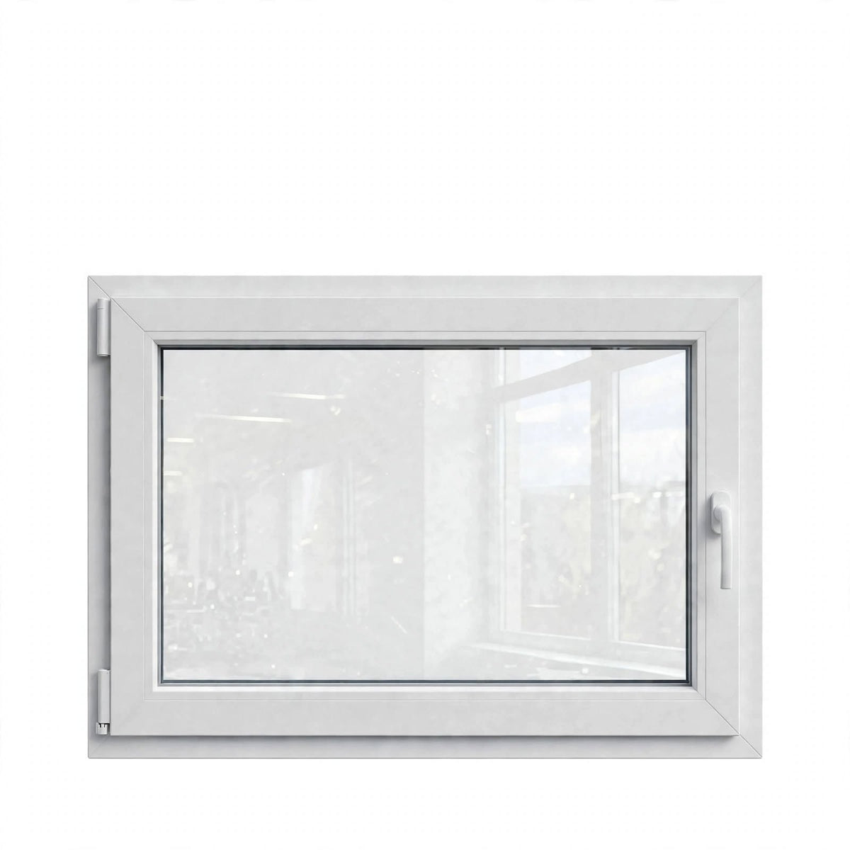 Finestra PVC bianca 90x70 cm Anta Ribalta - Maniglia Destra/Sinistra - PRONTA CONSEGNA