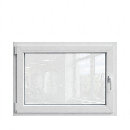 Finestra PVC bianca 90x70 cm Anta Ribalta - Maniglia Destra/Sinistra - PRONTA CONSEGNA