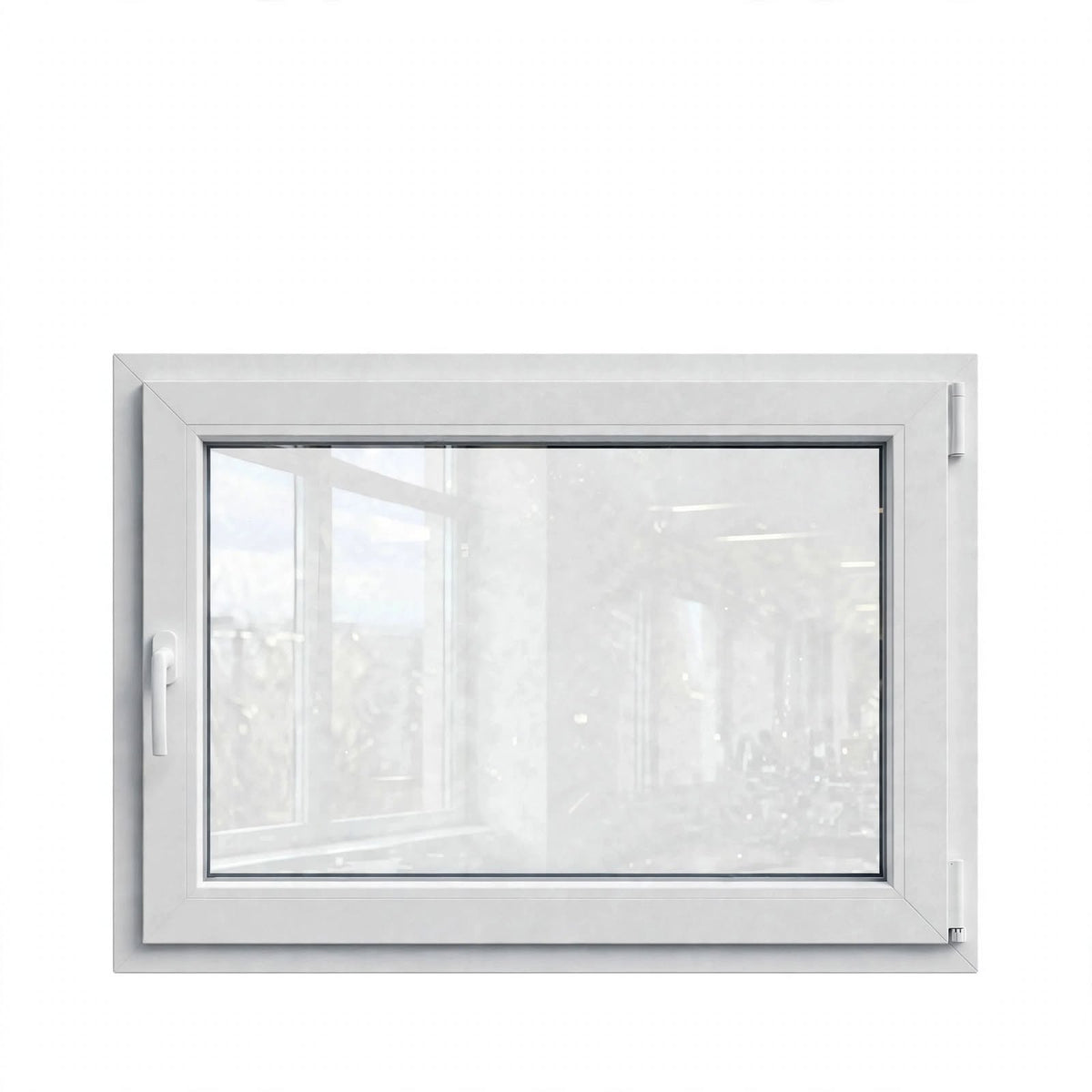 Finestra PVC bianca 90x70 cm Anta Ribalta - Maniglia Destra/Sinistra - PRONTA CONSEGNA