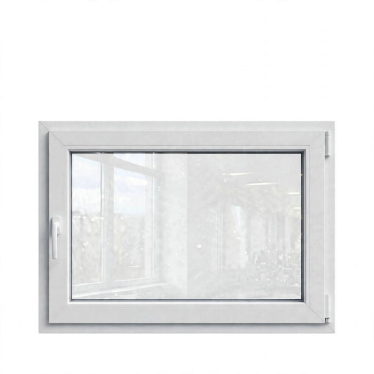 Finestra PVC bianca 90x70 cm Anta Ribalta - Maniglia Destra/Sinistra - PRONTA CONSEGNA