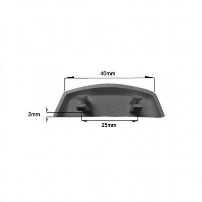 10uds - Cubiertas para bisagras de herraje ROTO NX para ventanas de PVC y ventanas francesas - BLANCO r07.2