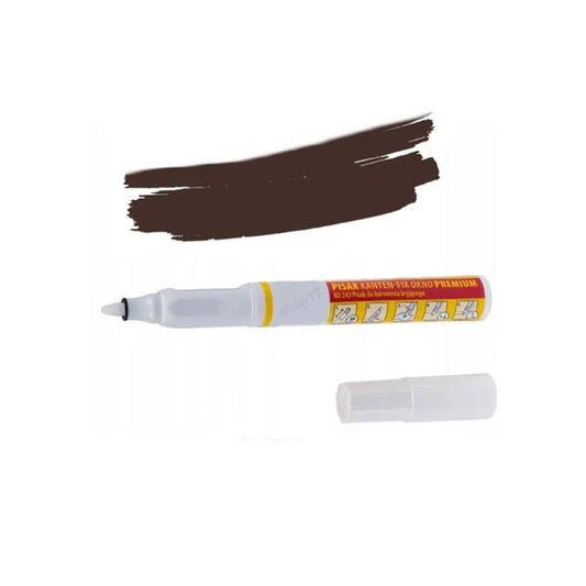 Marcador de retoque para PVC - Kanten Fix Okno PREMIUM - marrón RAL 8017