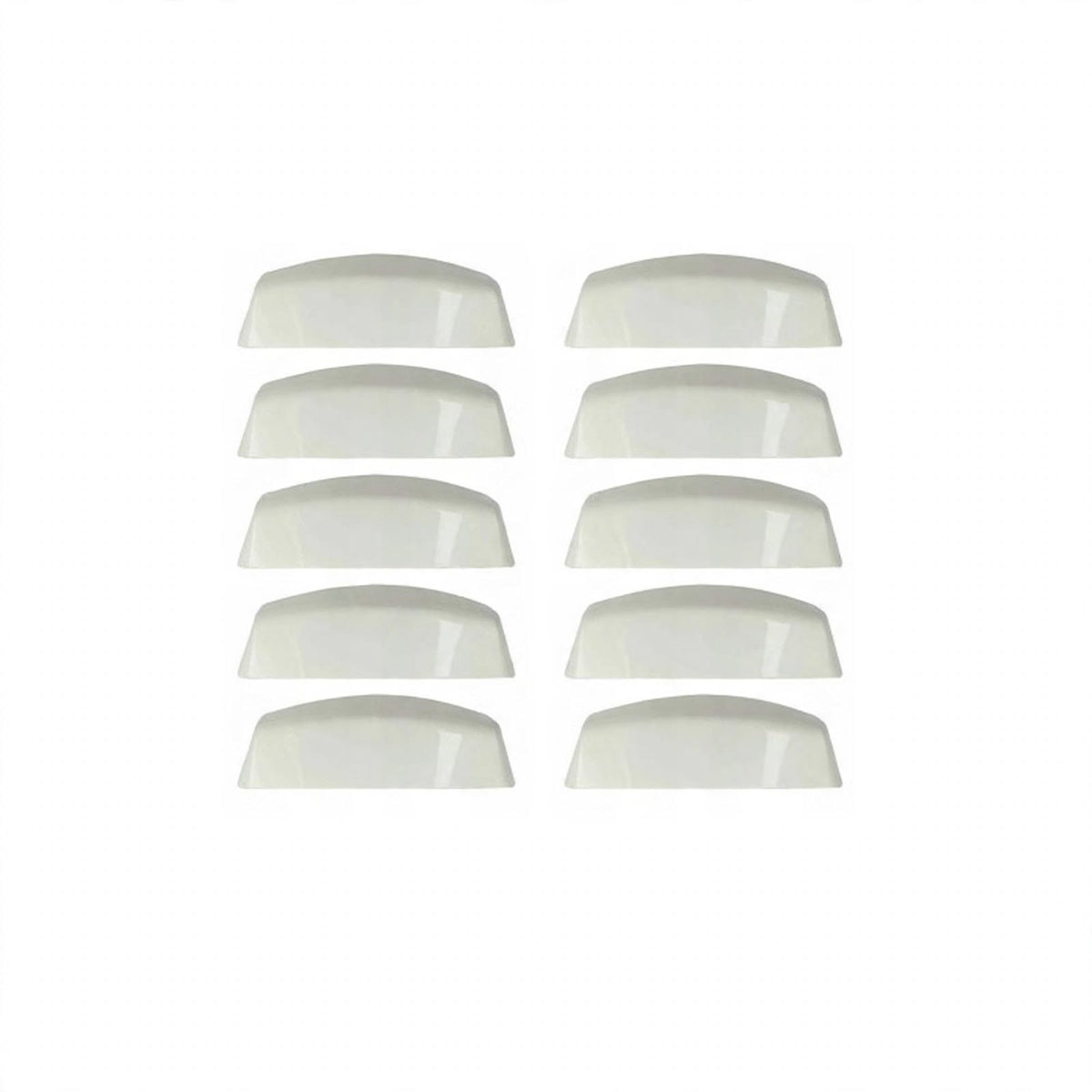 10uds - Cubiertas para bisagras de herraje ROTO NX para ventanas de PVC y ventanas francesas - BLANCO r07.2