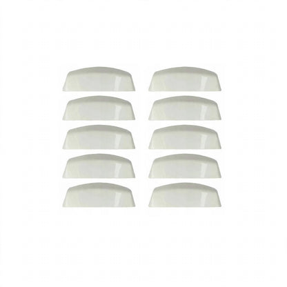 10uds - Cubiertas para bisagras de herraje ROTO NX para ventanas de PVC y ventanas francesas - BLANCO r07.2
