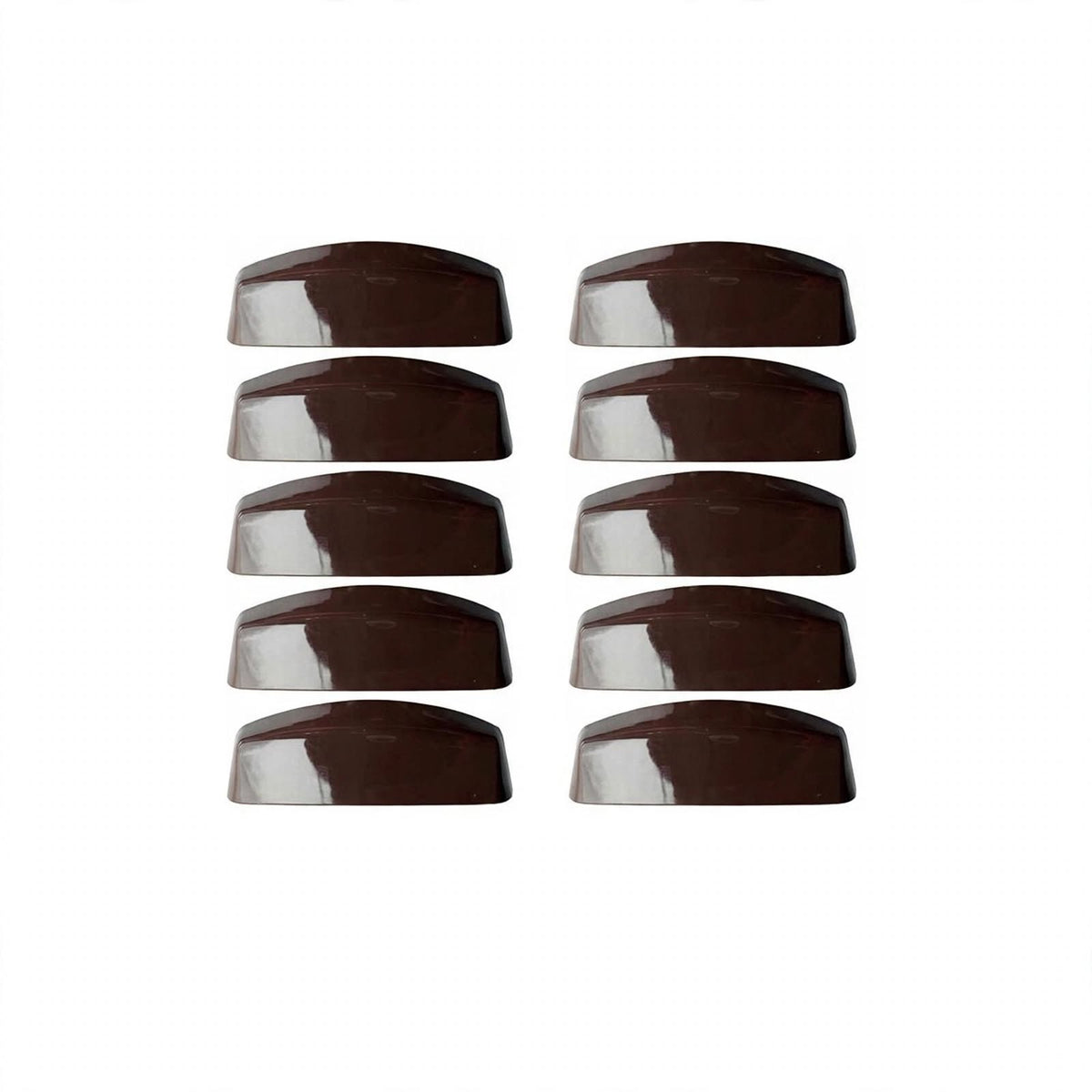 10uds - Cubiertas para bisagras de herraje ROTO NX para ventanas de PVC y ventanas francesas - BLANCO r07.2