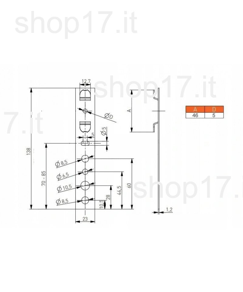 Staffe di montaggio serramenti - Staffa montaggio finestre in pvc (n.04 pezzi)