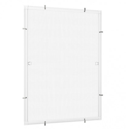 OFFERTA - Zanzariera con telaio in Alluminio fisso per finestre - Tenda antimosche,  anti Insetti - RollNet