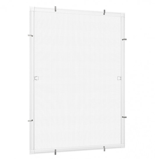 Zanzariera fissa con telaio in Alluminio per finestre - Tenda antimosche,  anti Insetti - RollNet