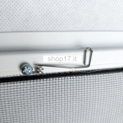 OFFERTA - Zanzariera con telaio in Alluminio fisso per finestre - Tenda antimosche,  anti Insetti - RollNet