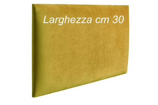 Pannello imbottito da parete larghezza cm 30 x varie altezze - Poggiatesta testiera letto (SD)