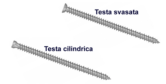 Viti turbo per finestre in pvc - varie misure - turboviti testa cilindrica / svasata  torx tx30